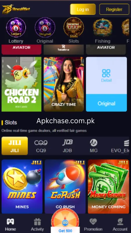 Bonus and rewards image Royal8bet Game