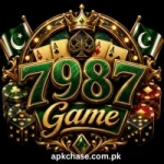 7897 Game mobile app simple interface and gaming options.